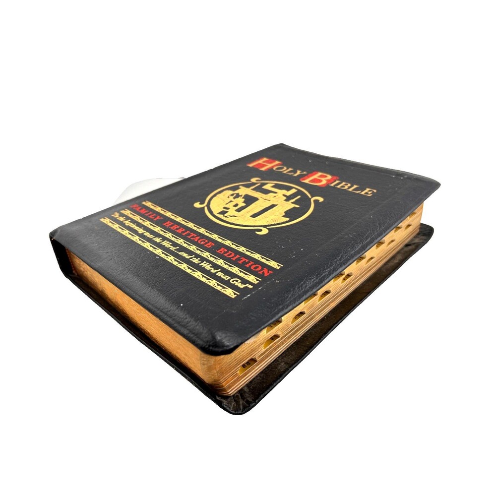 Holy Bible KJV Family Heritage Edition Nashville House Illustrated Indexed 10x7"